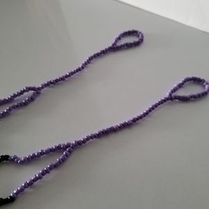 Barefoot sandals glass beads handmade